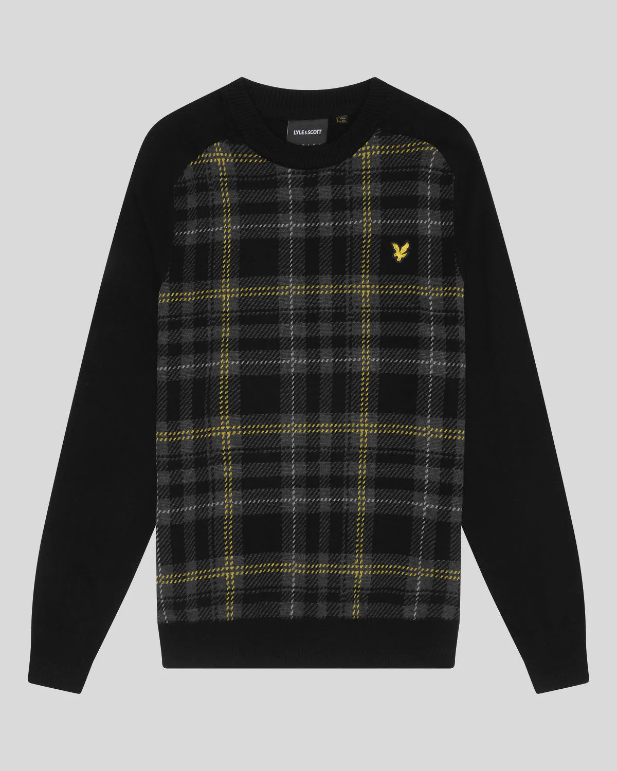 Maglione Tartan jumper nero