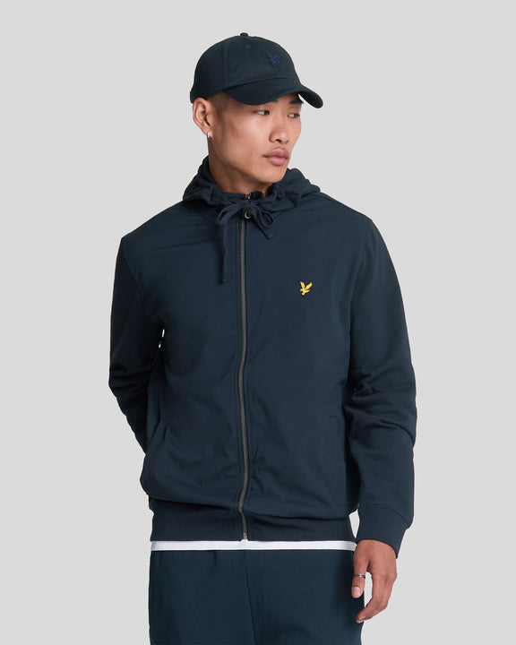 Hybrid zip Hoodie blu navy