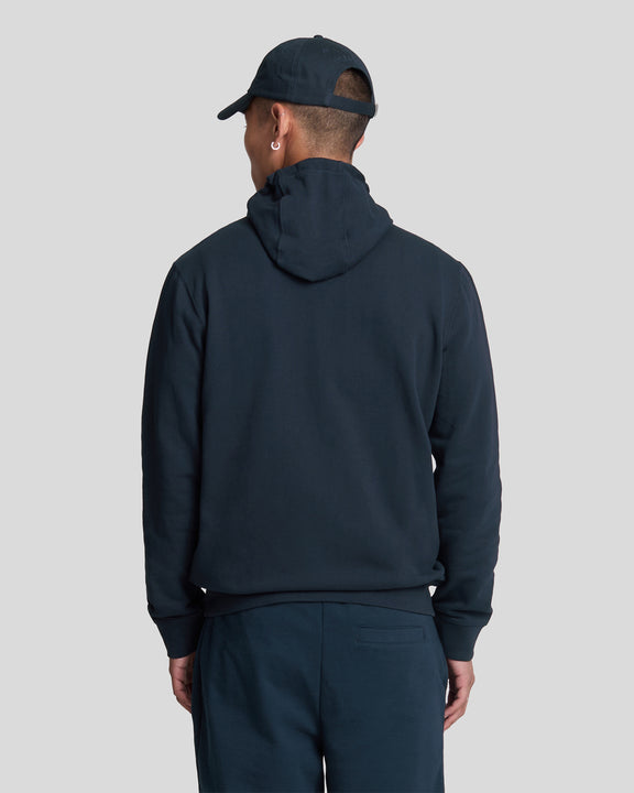 Hybrid zip Hoodie blu navy