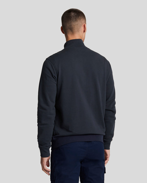 Hybrid baffled track Jacket dark navy