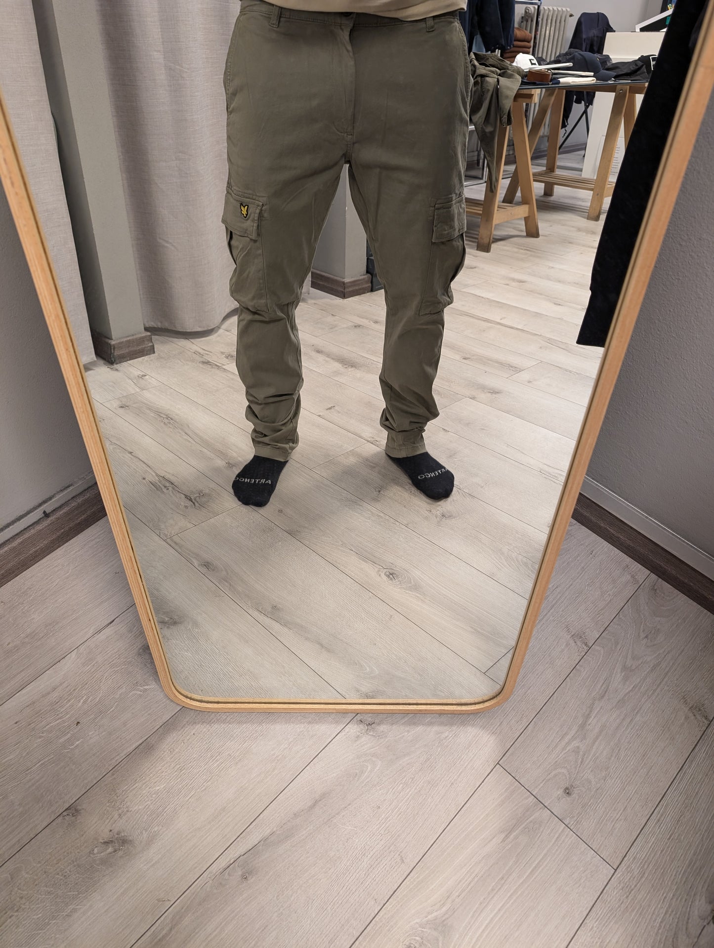 Pantalone Cargo sage green