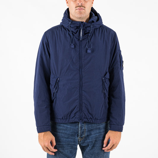 Chrome-R Hooded Padded utility Jacket blu