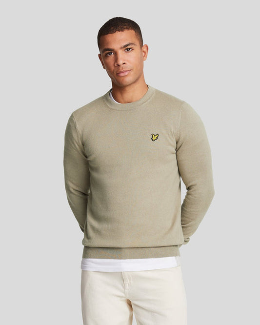 Cotton merino uniform sage