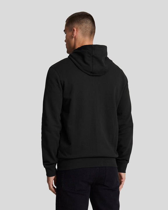 Hybrid zip Hoodie nera