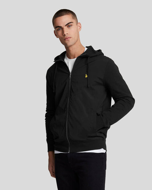 Hybrid zip Hoodie nera