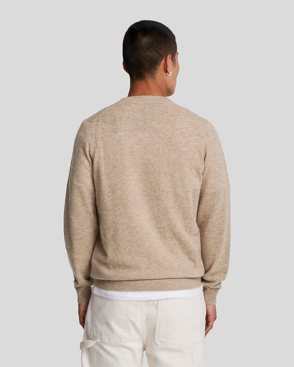 Maglione Lambswool Heritage taupe marl