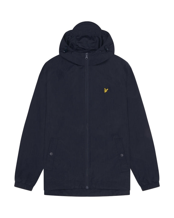 Zip Throug Hooded Jacket blu navy