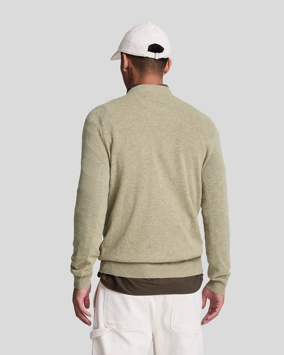 Maglione Lambswool sage uniform marl