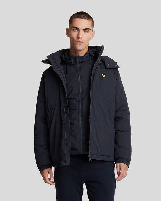 Padded Puffer Jacket blu navy