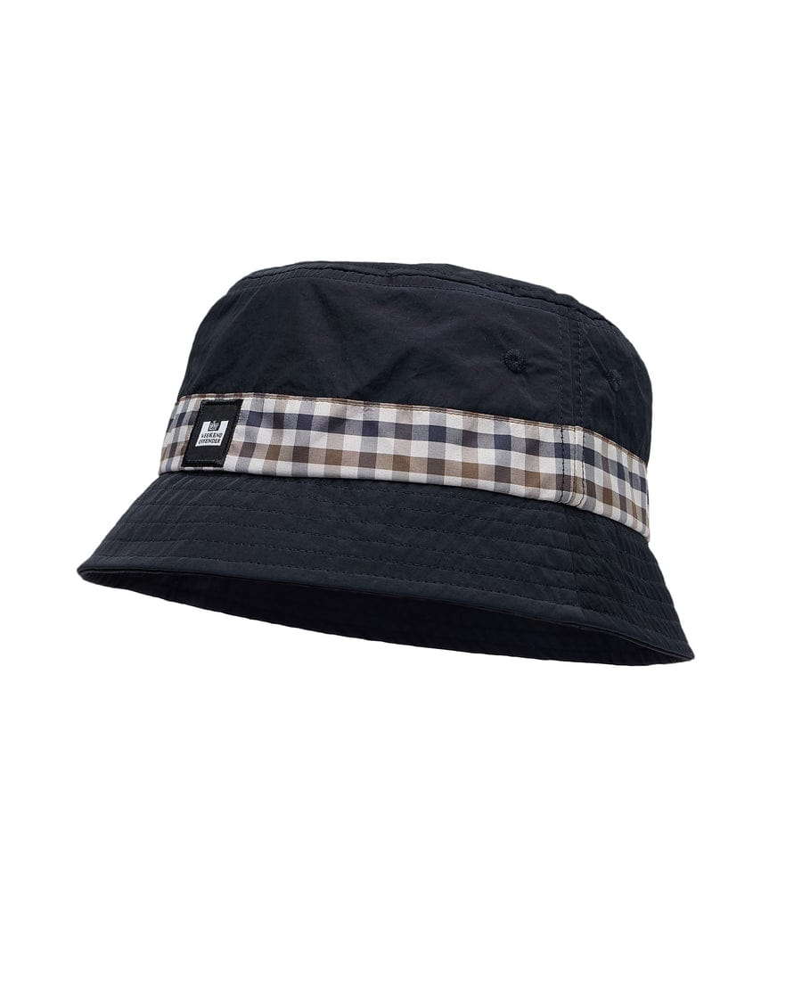 Queensland mid check cap blu navy