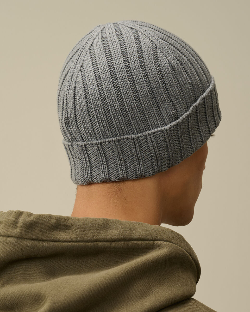 Cuffia merino logo Griffin grey