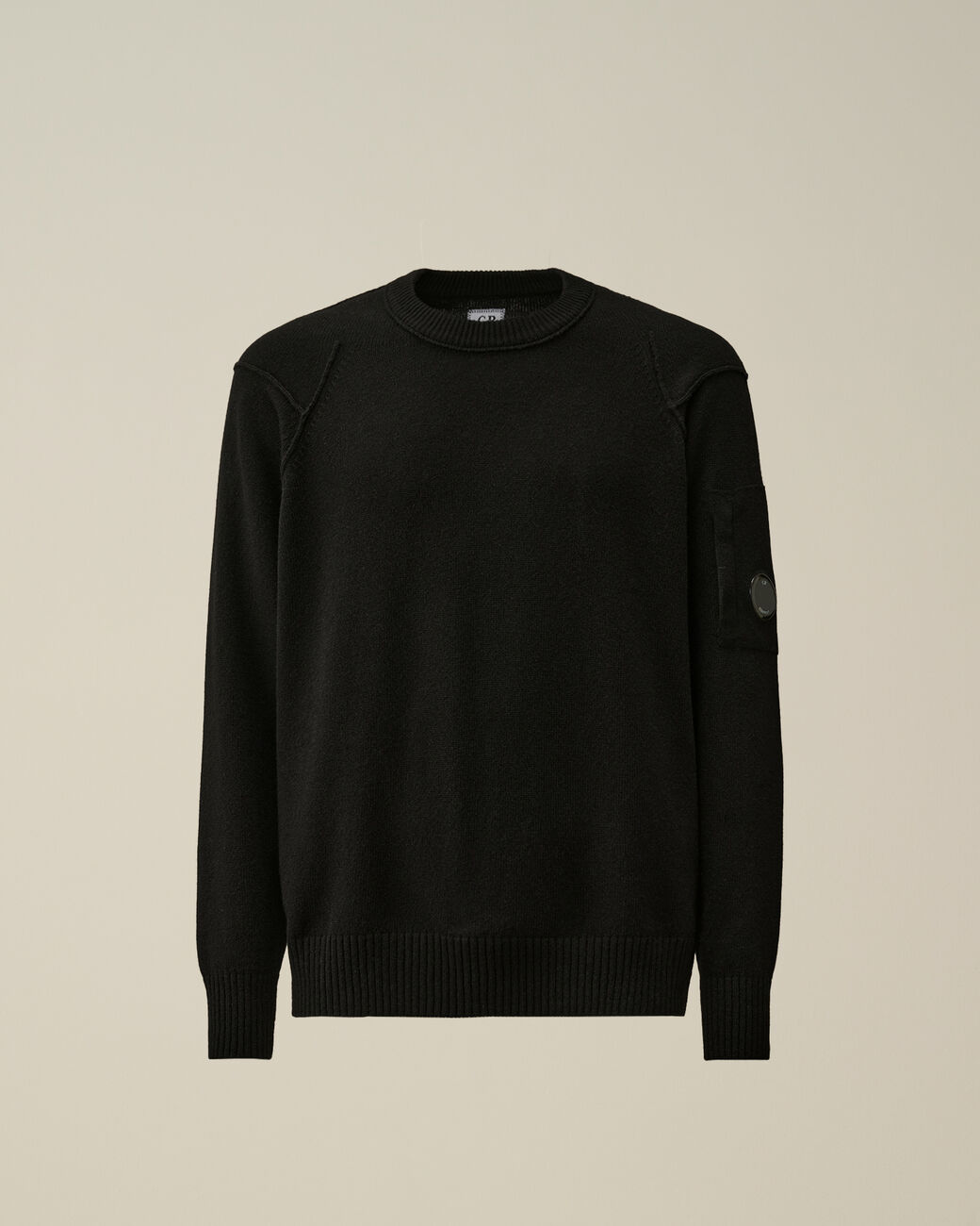 Lambswool GRS crew neck nero