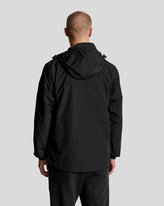 Zip Throug Hooded Jacket nero