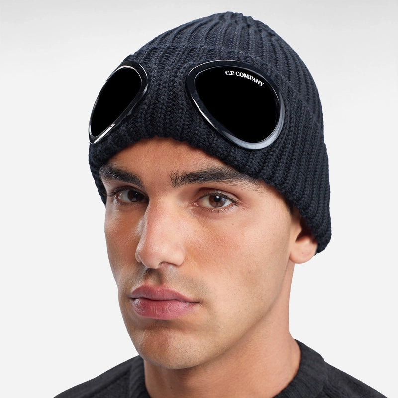 Cuffia Goggle blu navy