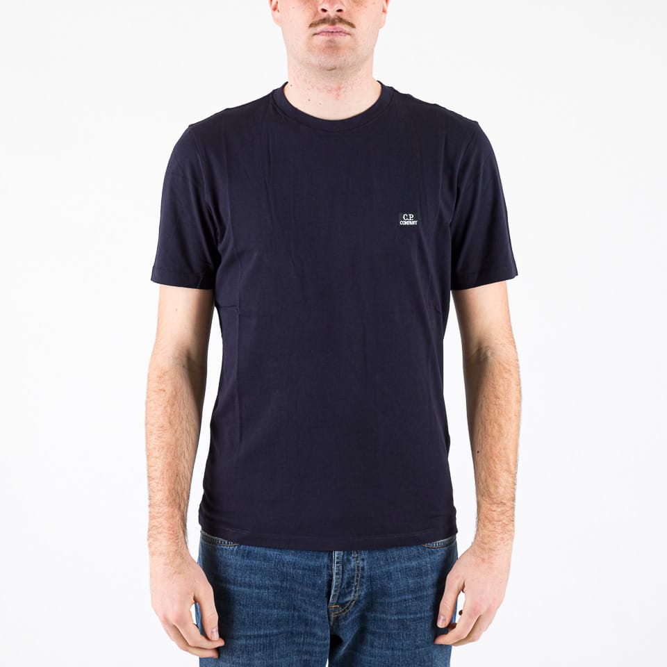 Jersey logo T-shirt blu navy