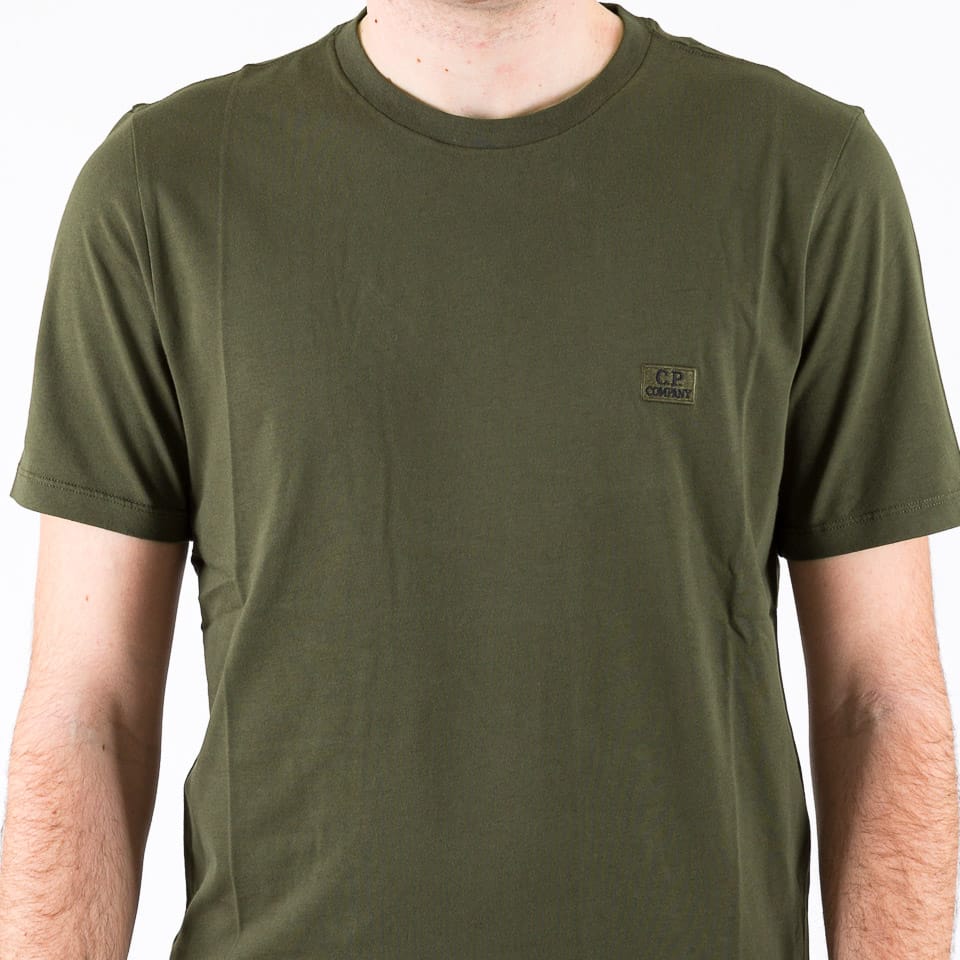 Jersey logo T-shirt verde militare