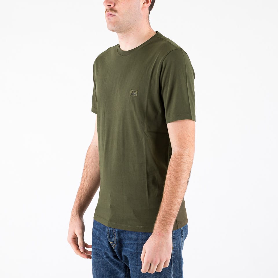 Jersey logo T-shirt verde militare