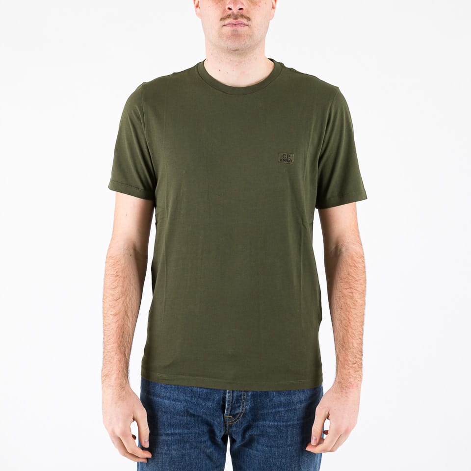 Jersey logo T-shirt verde militare